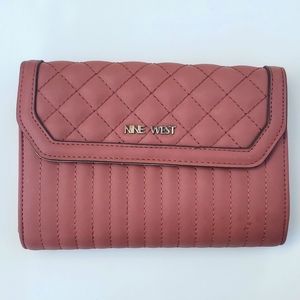 Nine West dark pink wallet purse
